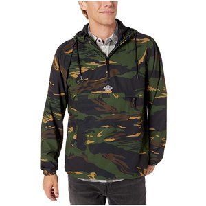 $70 Billabong Wind Swell Anorak Pullover Jacket Camouflaged Size S